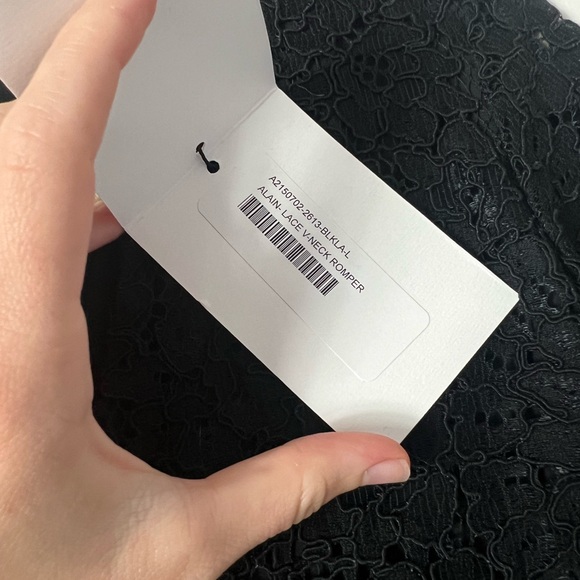 Alexis NWT black lace romper - Picture 4 of 4